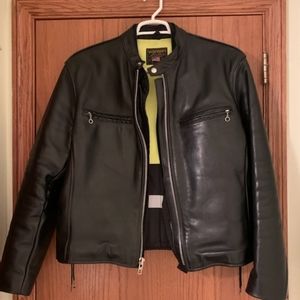 Vanson Comet black motorcycle jacket